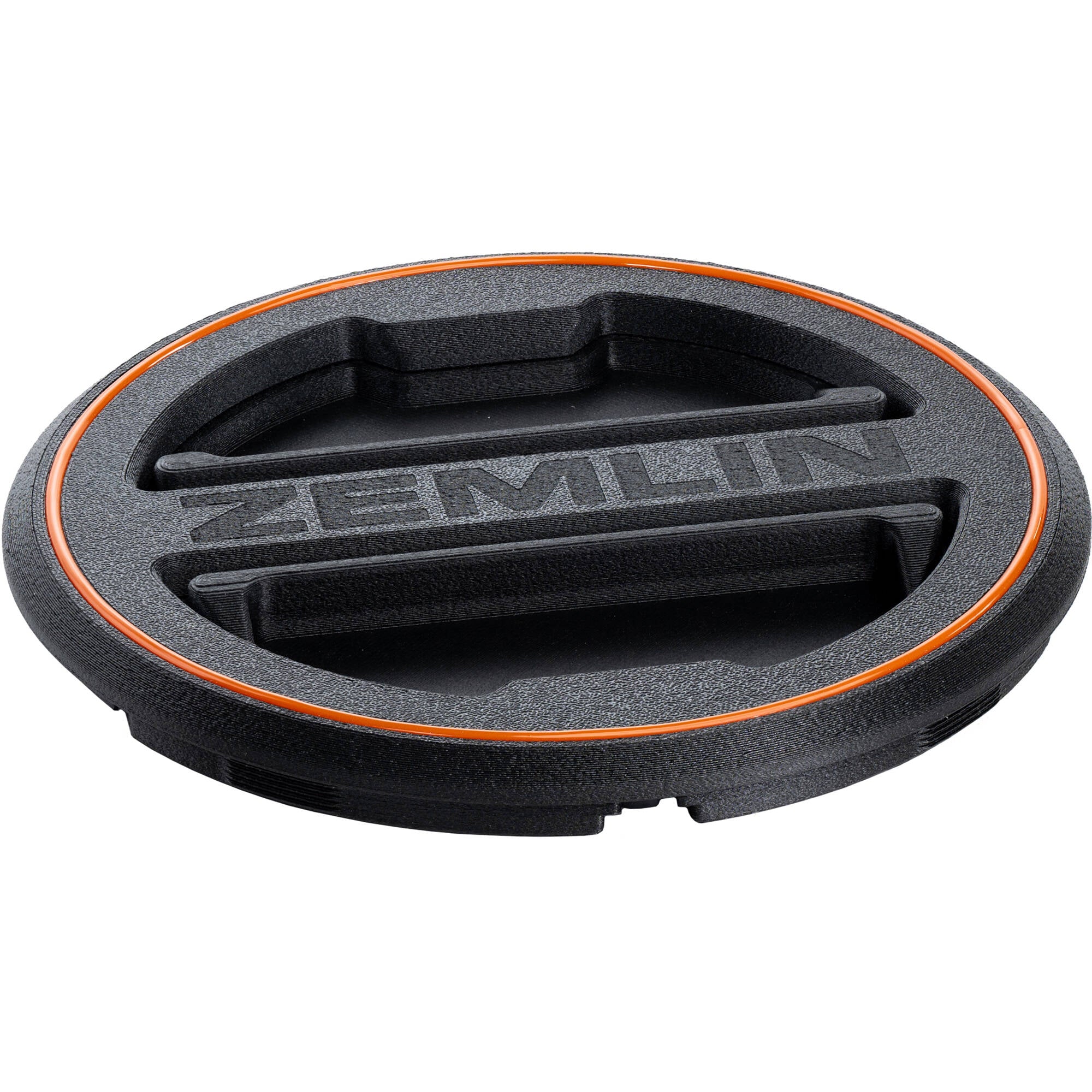 Zemlin Photo Lens Cap for Standard Lenses with Filter Threads, 122mm (Orange Ring)