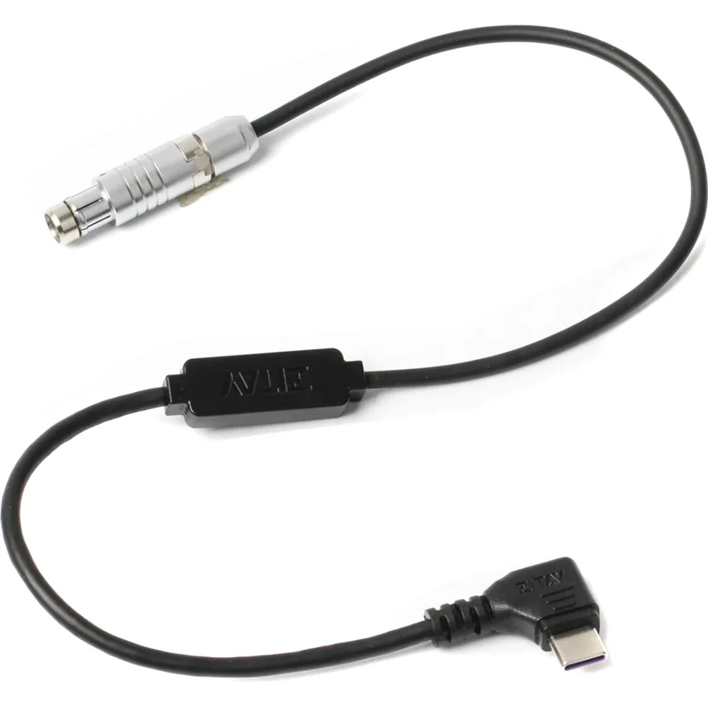 ZITAY USB-C to 3-Pin Fischer Run/Stop Control Cable for DJI RS 2 (12")